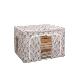 Cutie depozitare Galben model Bambus, 66L 