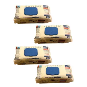 Set sleepy servetele umede cu bicarbonat si otet 100 buc, 3+1 cadou