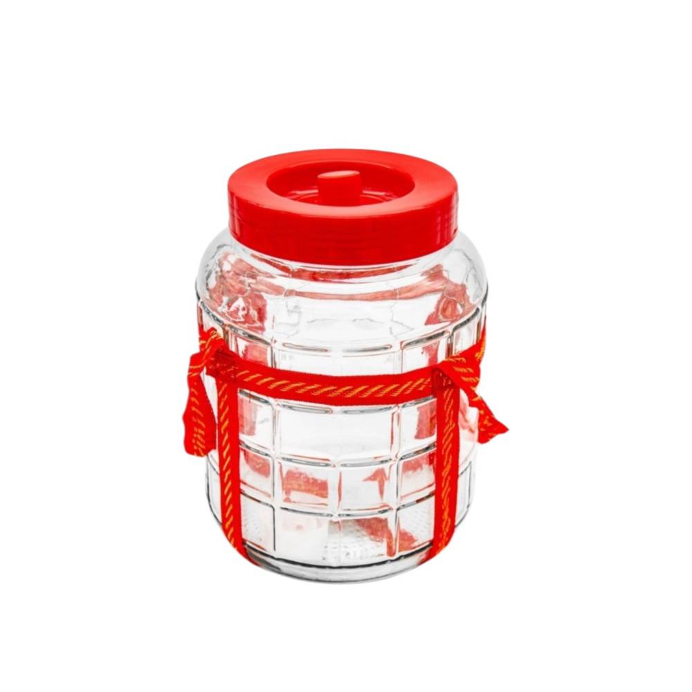 Borcan din sticla pentru muraturi cu supapa de aerisire si manere, 15L Borcan din sticla pentru muraturi cu supapa de aerisire si manere, 15L