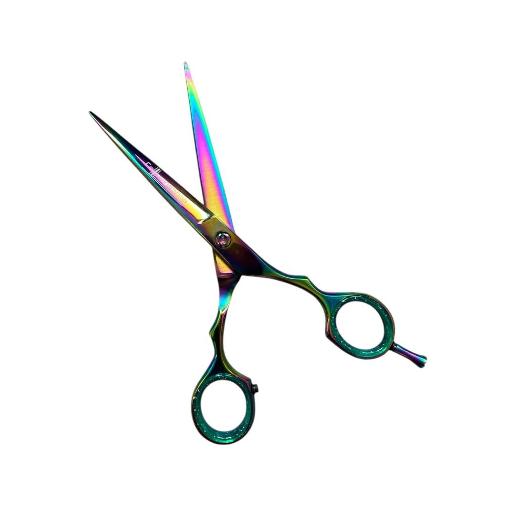 Foarfeca profesionala de tuns 6.5 inch cu tija demontabila Multicolora Foarfeca profesionala de tuns 6.5 inch cu tija demontabila Multicolora