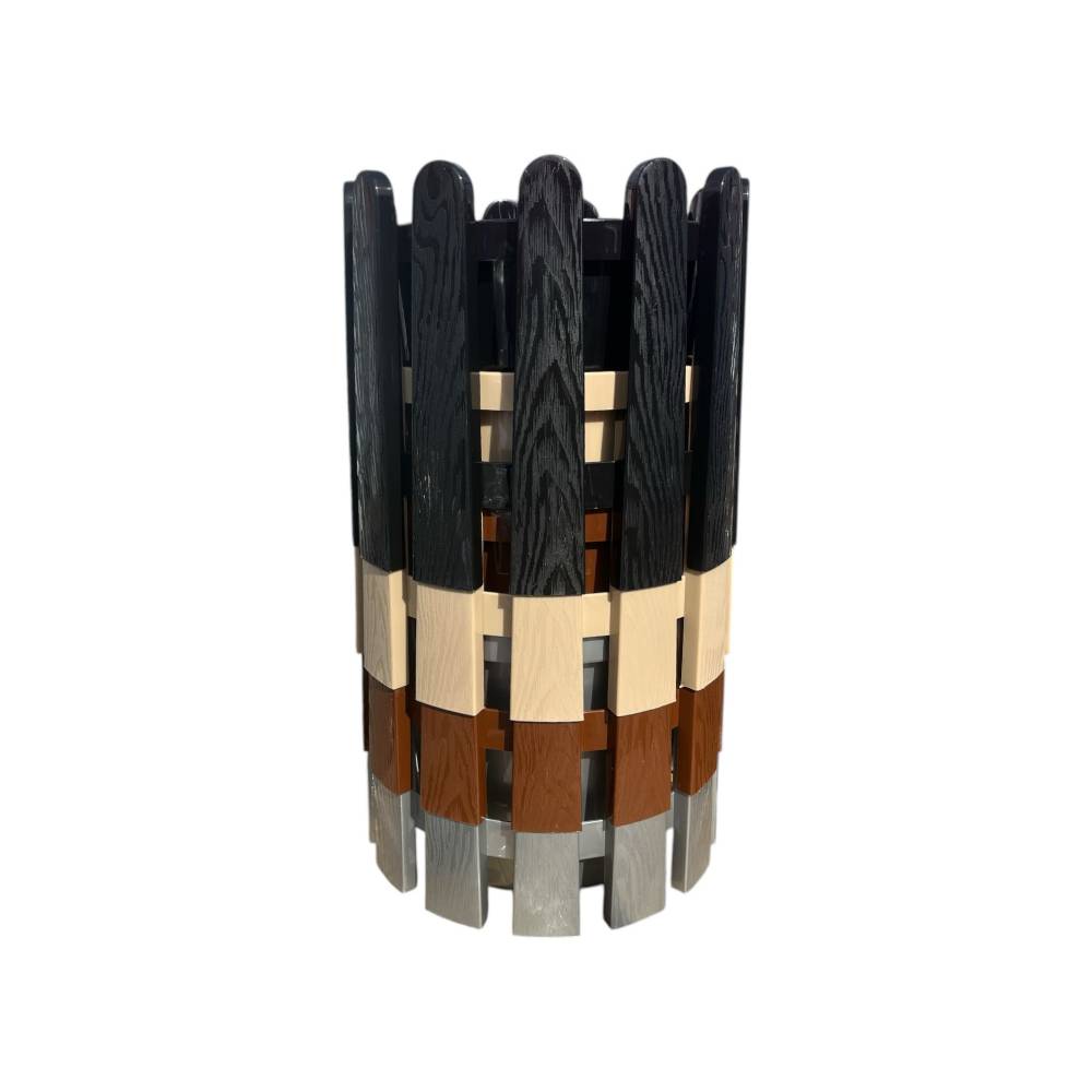 Ghiveci flori tip gard decorativ, nr 3, bej Ghiveci flori tip gard decorativ, nr 3, bej