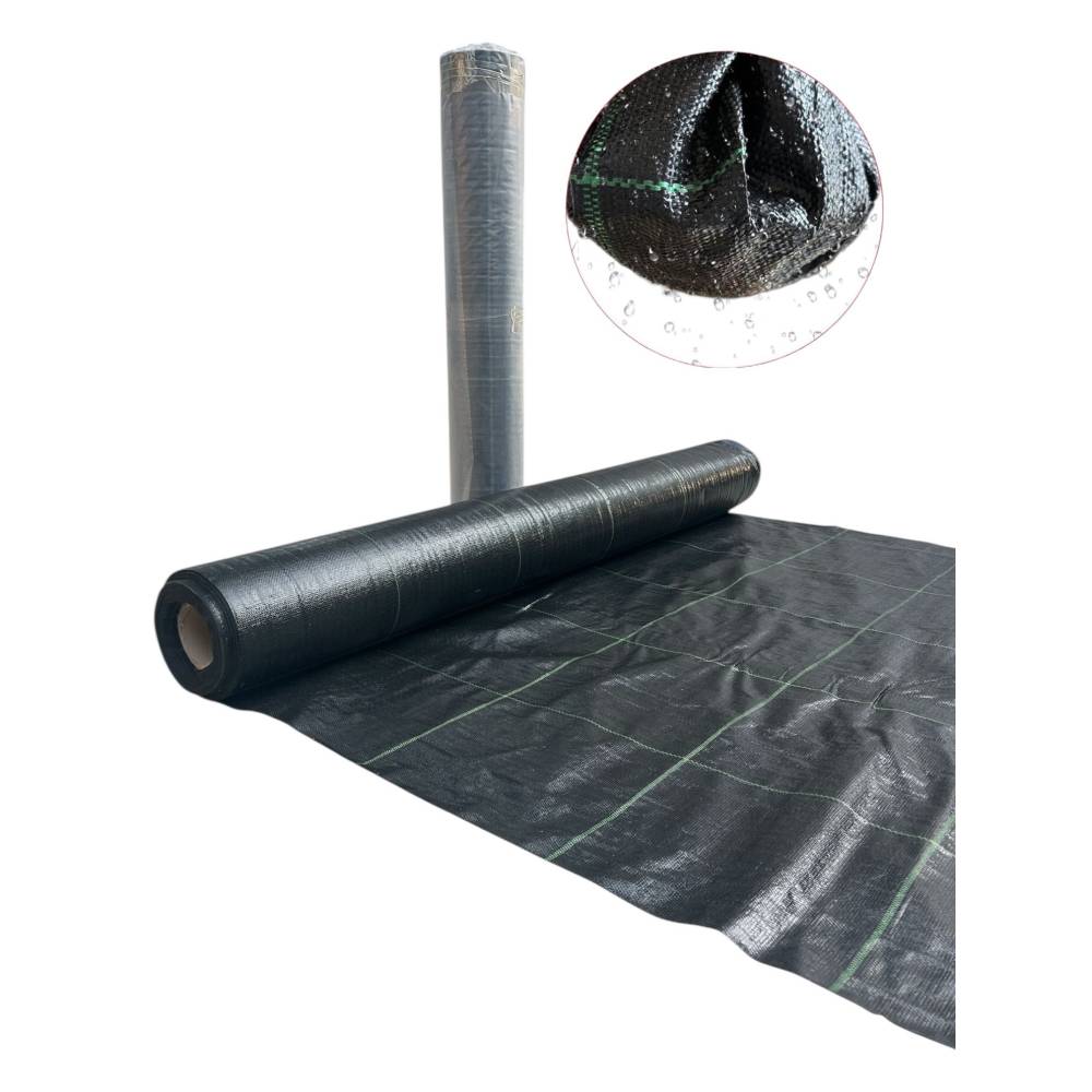 Agrotextil folie neagra 1.5 metri latime, 10m L, 100g/mp