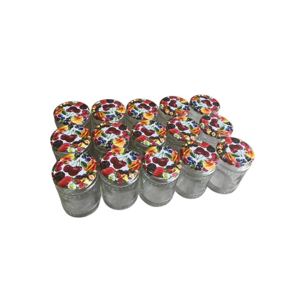 Borcan 580 ml cu capac, 15buc/set Borcan 580 ml cu capac, 15buc/set