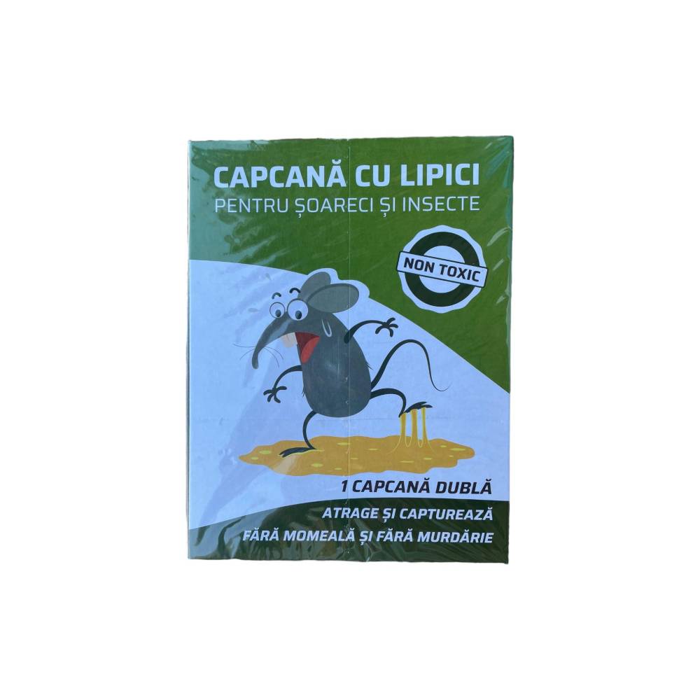 Set 10 x Capcana soareci si insecte cu lipici pe carton Set 10 x Capcana soareci si insecte cu lipici pe carton