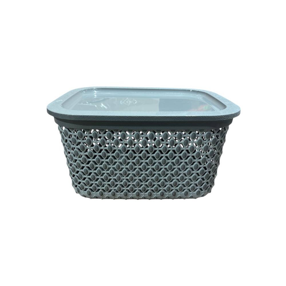 Cos cu capac 7L Artizan, Gri