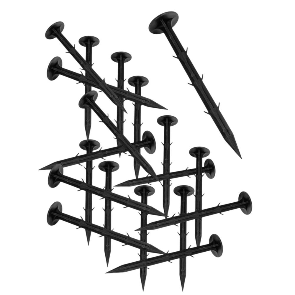 Cuie fixare folie agrotextil din plastic 15cm, set 150 buc