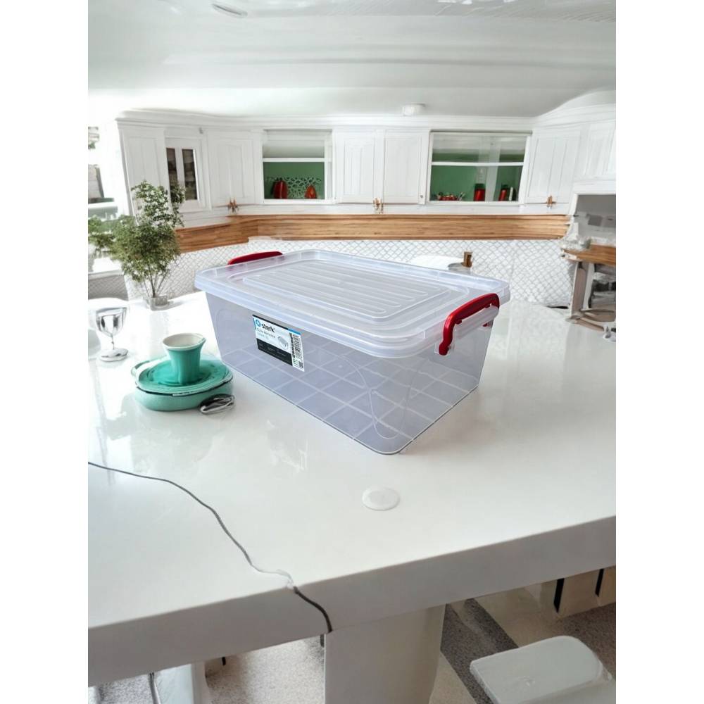 Caserola plastic cu capac si maner 12 litri Caserola plastic cu capac si maner 12 litri