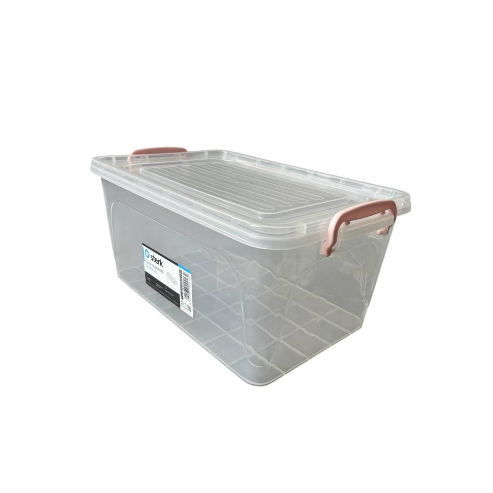 Caserola cu capac si maner din plastic 16 litri, cutie alimente