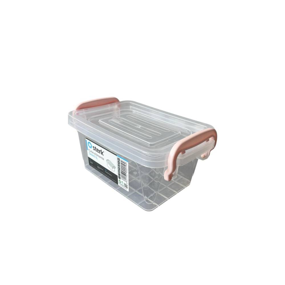 Caserola cu capac si maner din plastic 1 litru