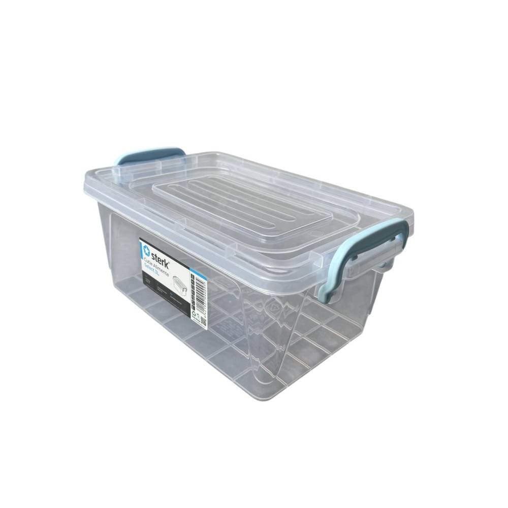 Caserola cu capac si maner din plastic 3 litri, cutie alimente