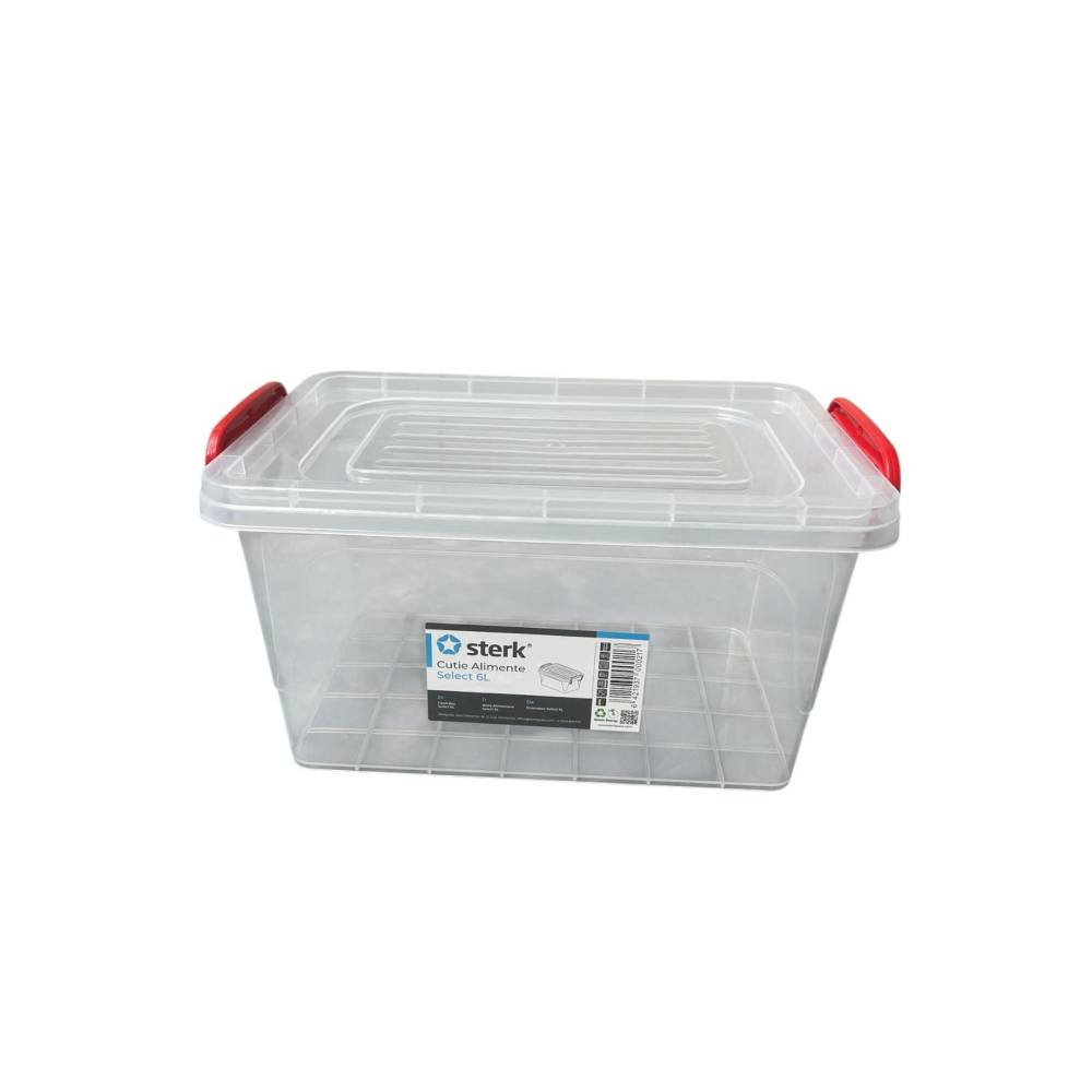 Caserola cu capac si maner din plastic 6 litri