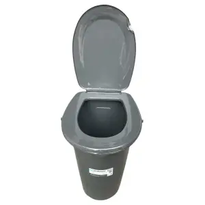 Toaleta portabila 24 litri (veceu portabil) cu capac