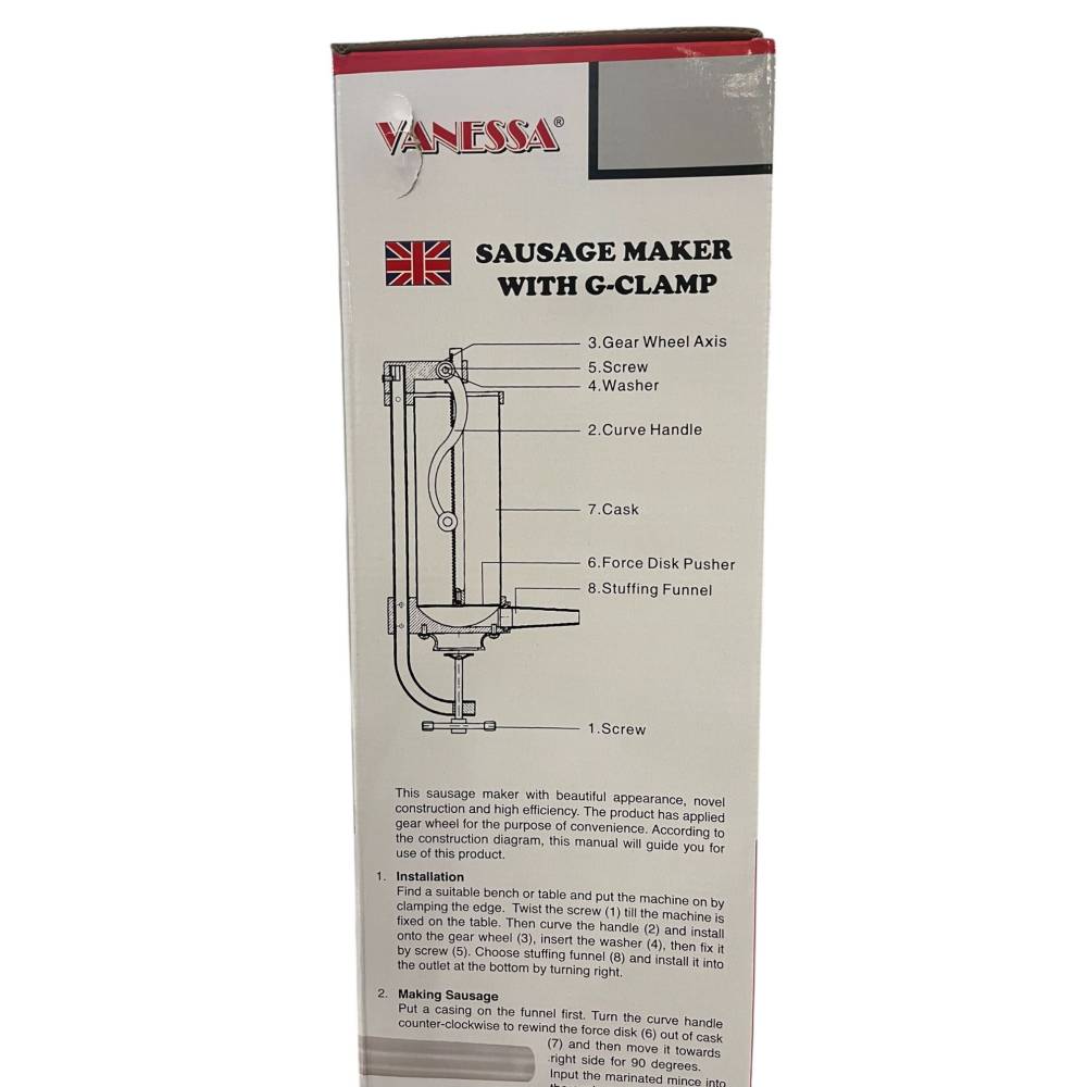 Masina carnati din inox 6kg, verticala