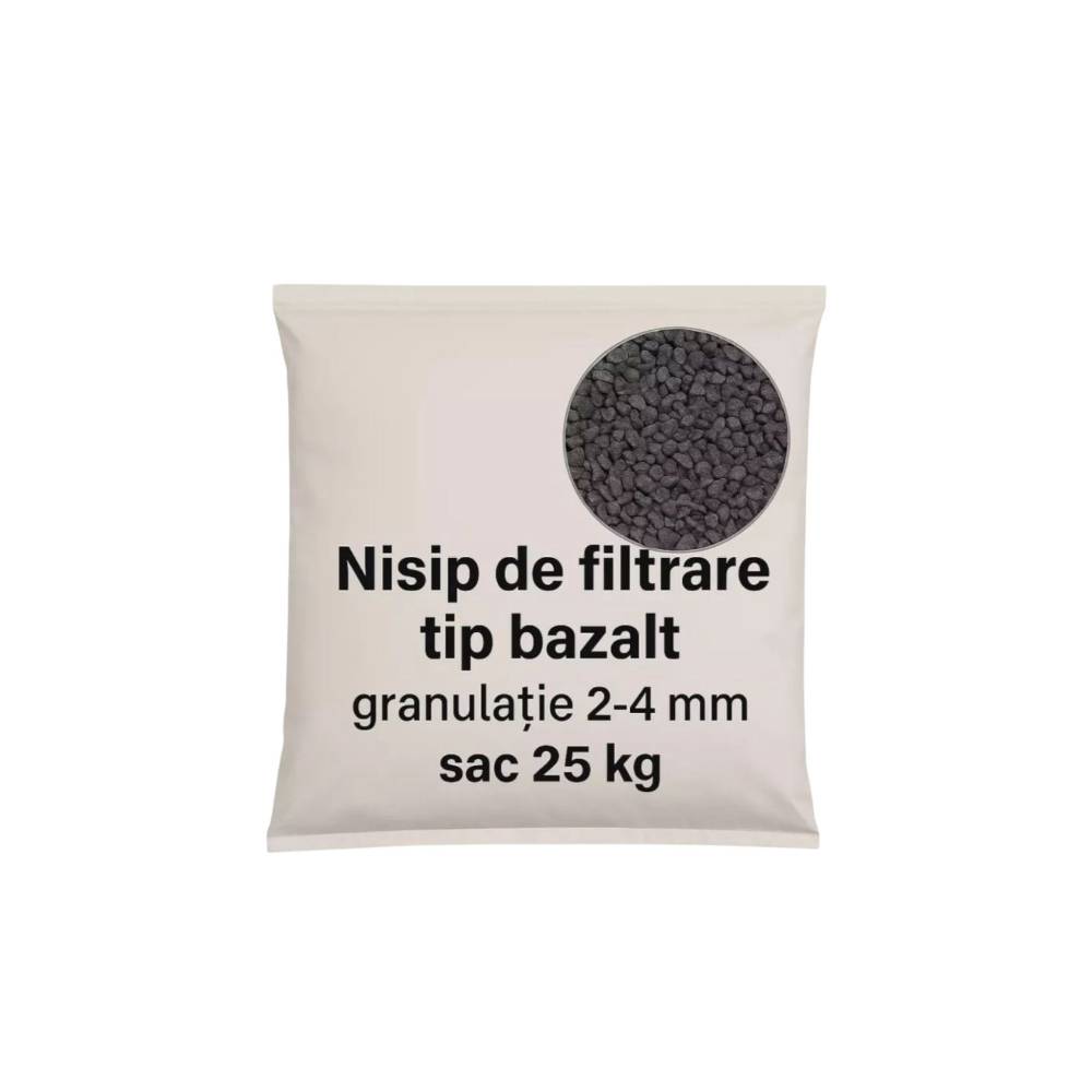 Nisip de bazalt granulatie 2-4mm, sac 25kg Nisip de bazalt granulatie 2-4mm, sac 25kg