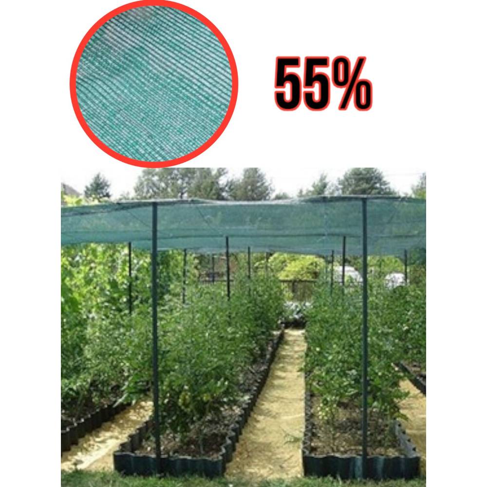 Plasa umbrire solarii 55 la suta, 1.5m latime x 100m L