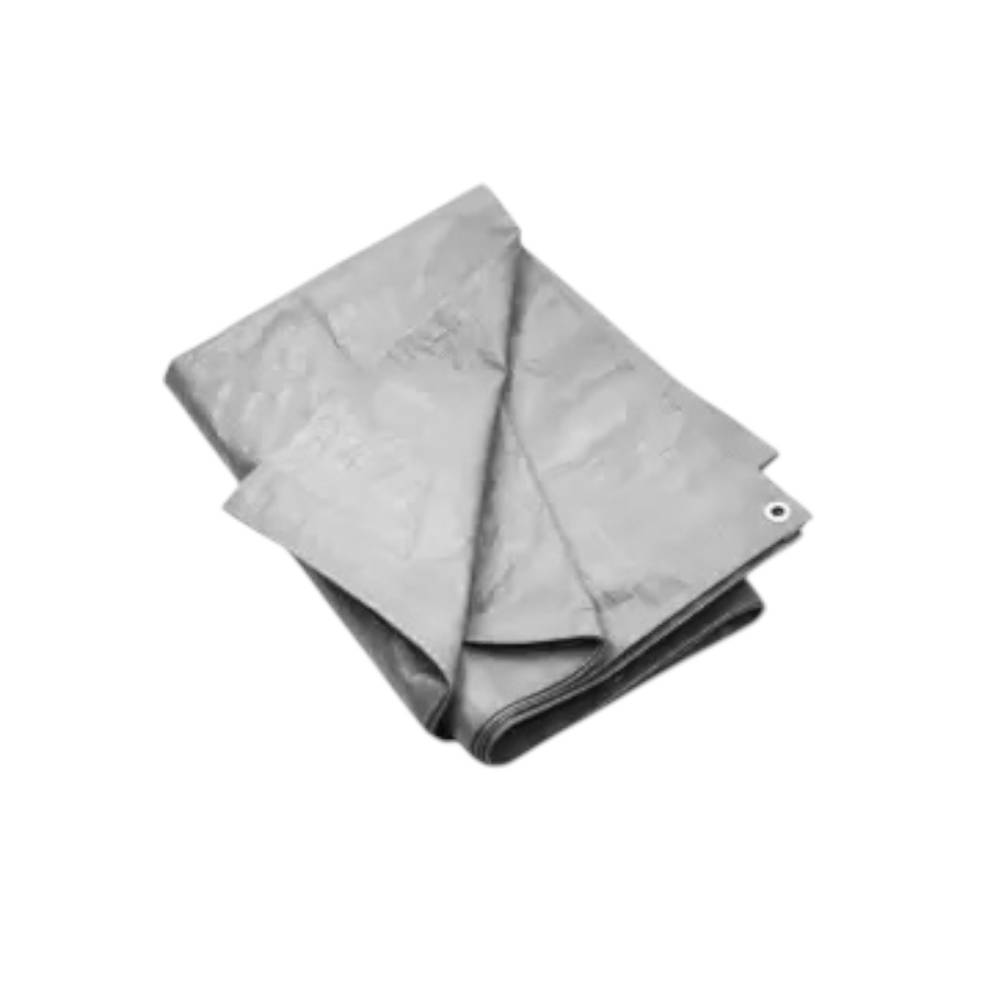 Prelata cu inele Gri 5x10m, densitate 225g/mp, impermeabila Prelata cu inele Gri 5x10m, densitate 225g/mp, impermeabila