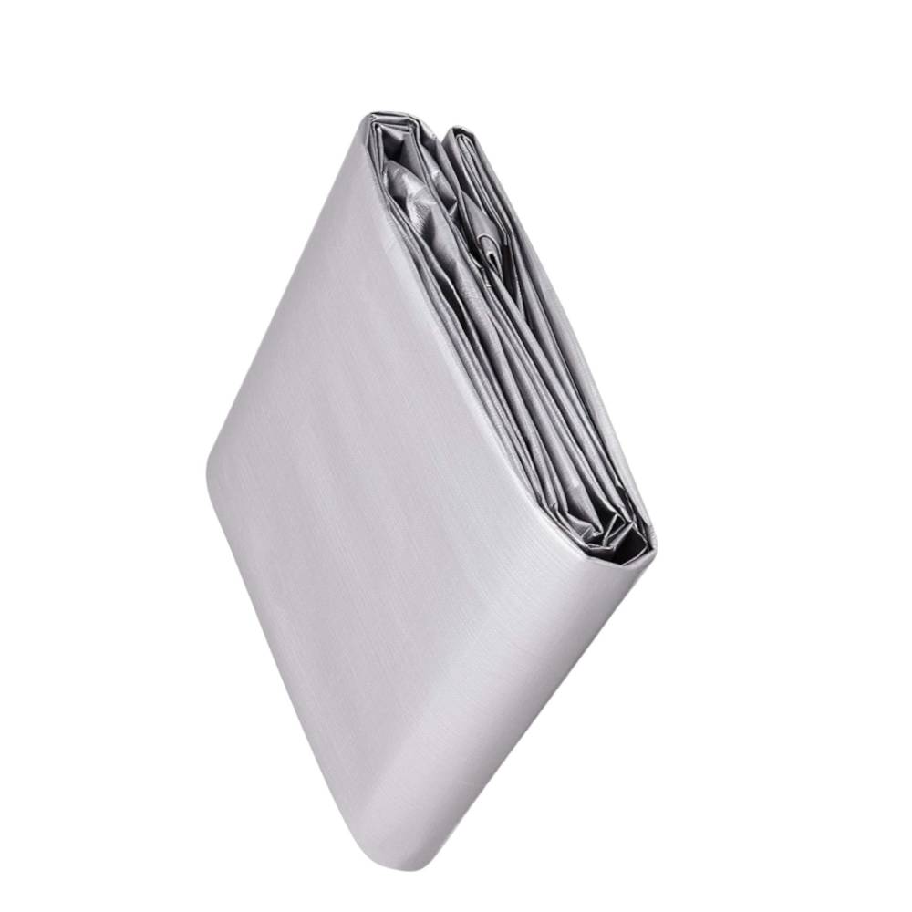 Prelata cu inele Gri 5x10m, densitate 225g/mp, impermeabila Prelata cu inele Gri 5x10m, densitate 225g/mp, impermeabila