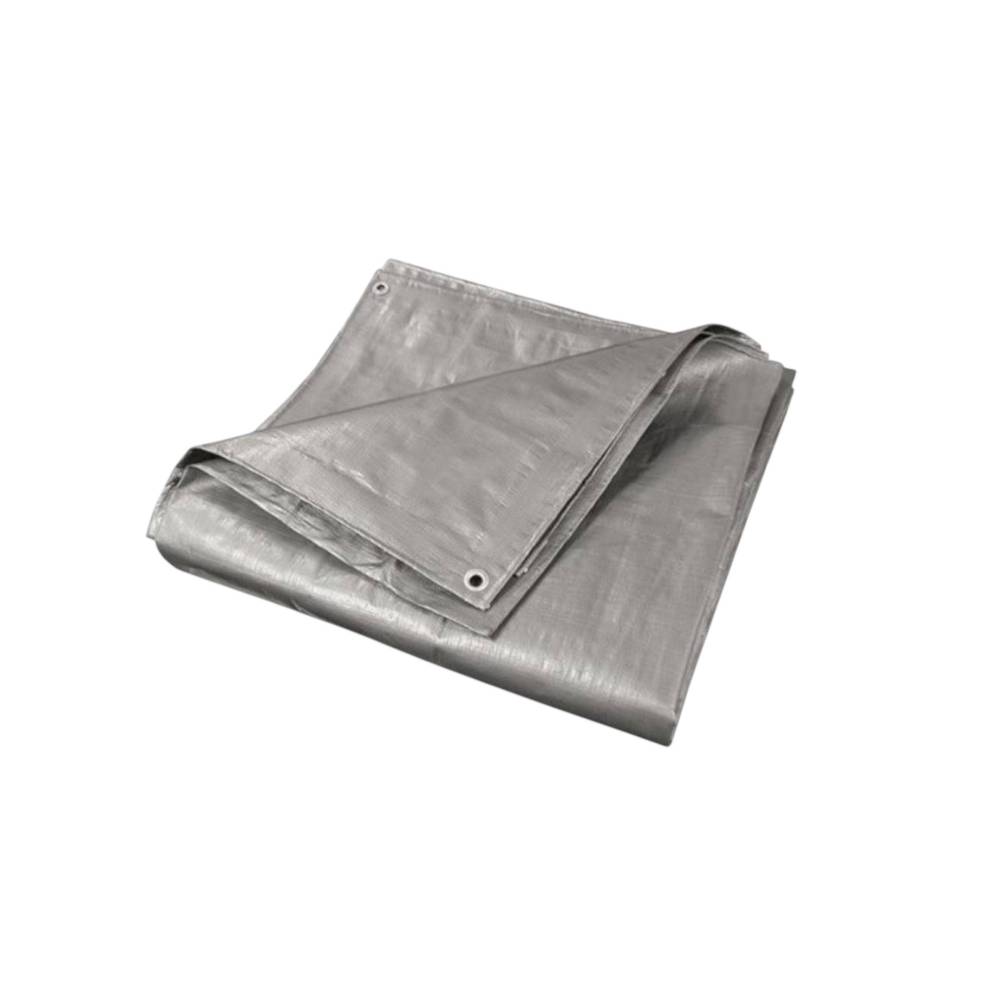 Prelata cu inele Gri 2x3m, densitate 225g/mp, impermeabila Prelata cu inele Gri 2x3m, densitate 225g/mp, impermeabila