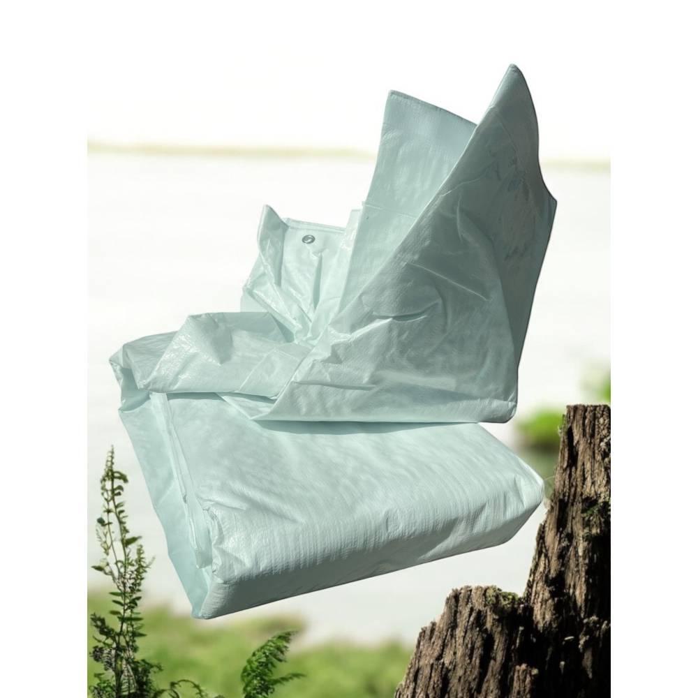 Prelata impermeabila alba 3 x 6m, 185g/mp groasa Prelata impermeabila alba 3 x 6m, 185g/mp groasa