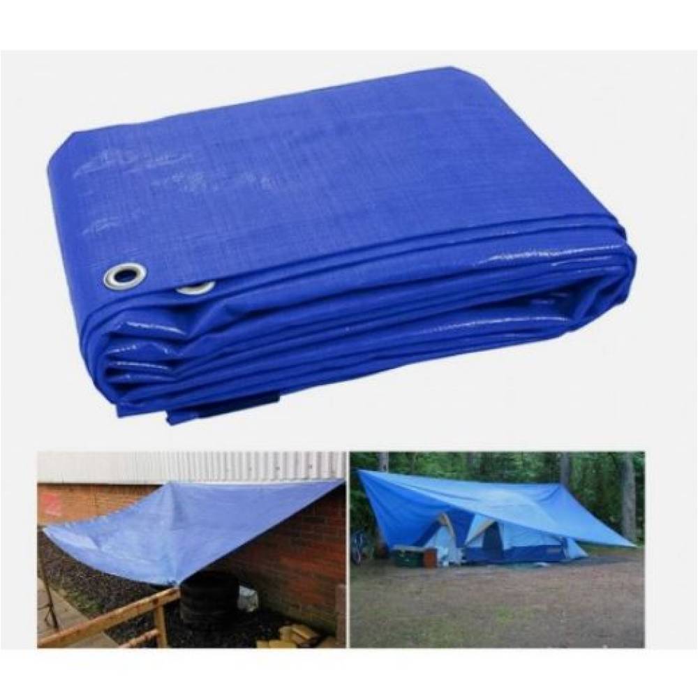 Prelata impermeabila albastra 3 x 12metri (inele) 175g/mp