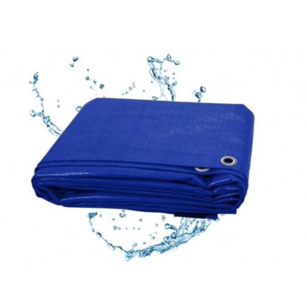 Prelata impermeabila albastra 3 x 12metri (inele) 175g/mp