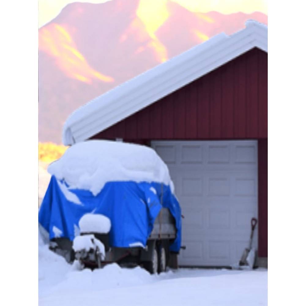 Prelata impermeabila albastra 3 x 12metri (inele) 175g/mp