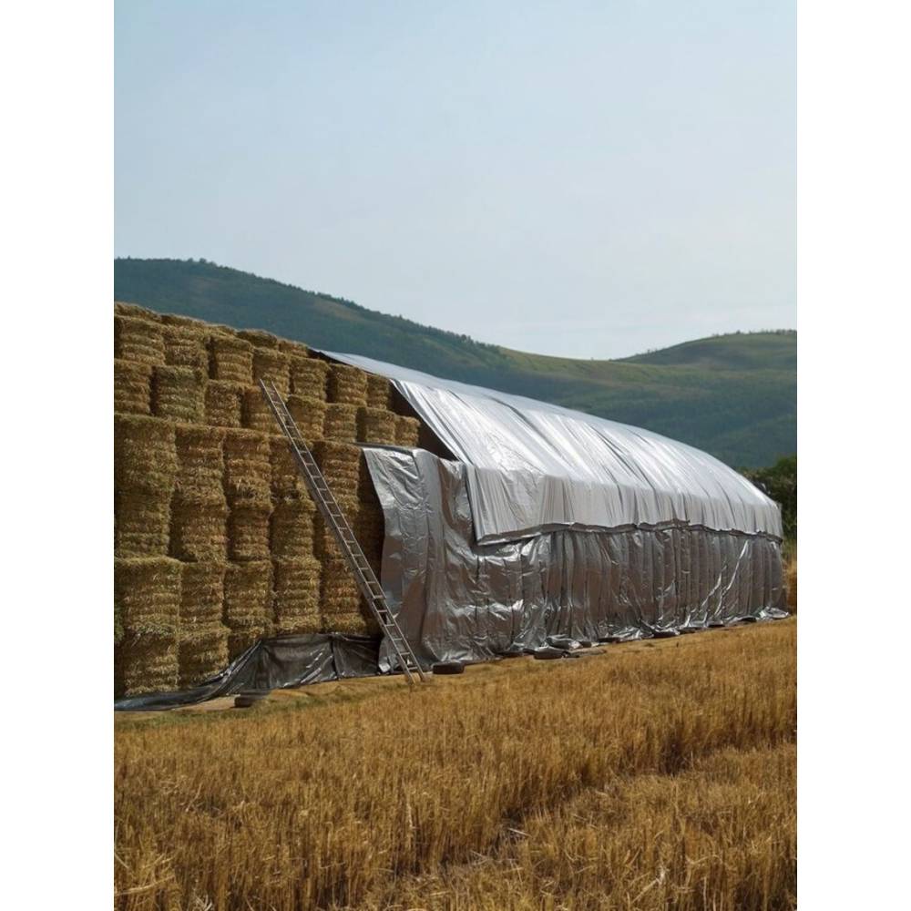 Prelata cu inele Gri 2x3m, densitate 225g/mp, impermeabila Prelata cu inele Gri 2x3m, densitate 225g/mp, impermeabila