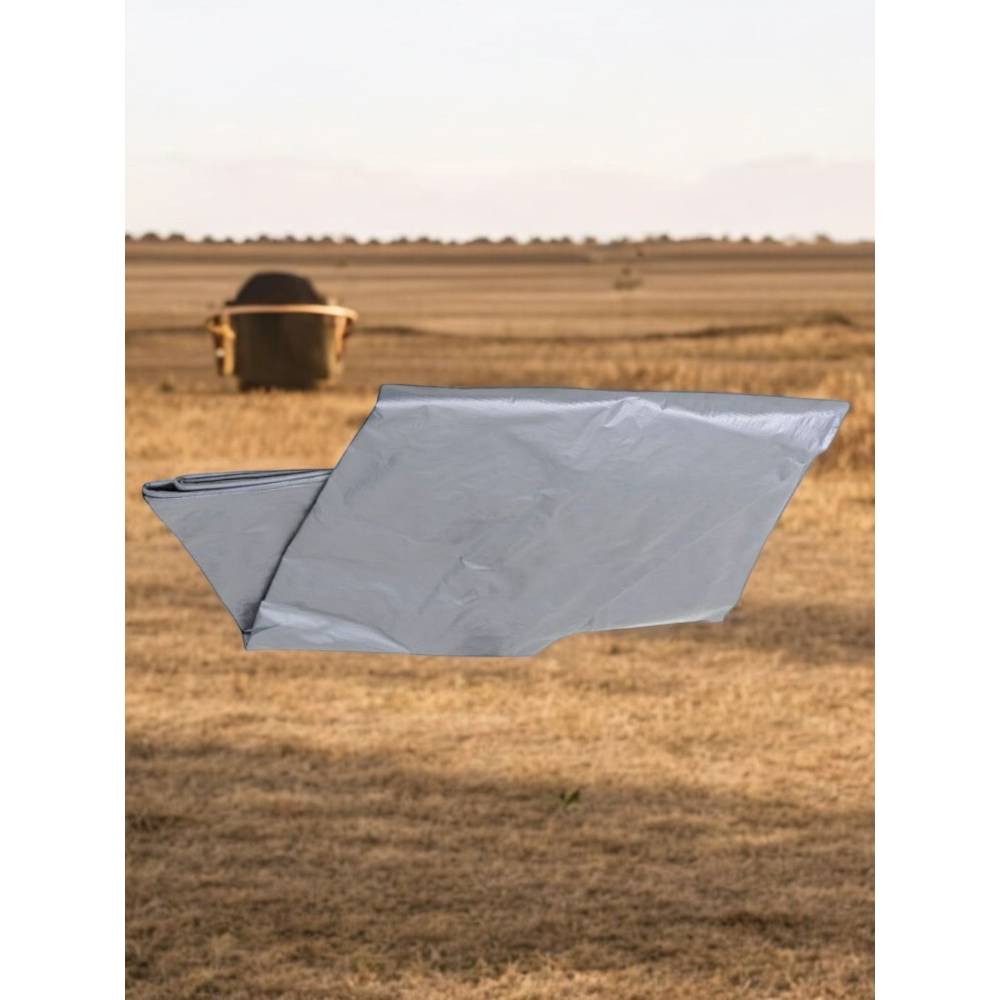 Prelata cu inele 10x12M, 130g/mp, impermeabila , gri