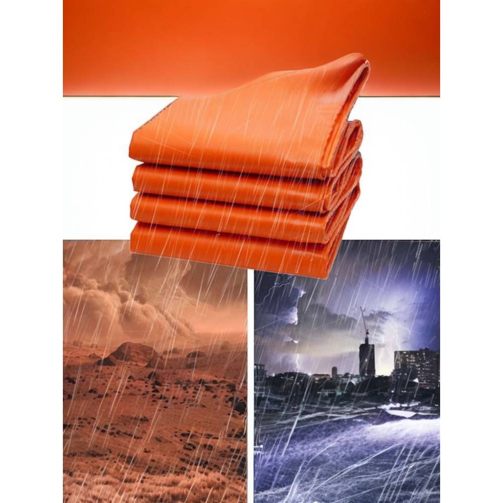 Prelata cu inele 10x12M, 130g/mp, impermeabila, Portocalie Prelata cu inele 10x12M, 130g/mp, impermeabila, Portocalie