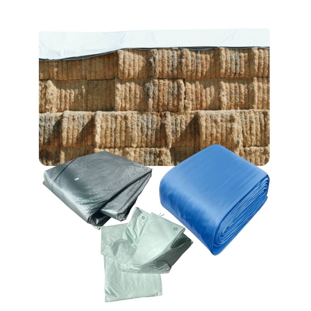 Prelata impermeabila cu inele prindere 2x12m, 175g/mp Prelata impermeabila cu inele prindere 2x12m, 175g/mp