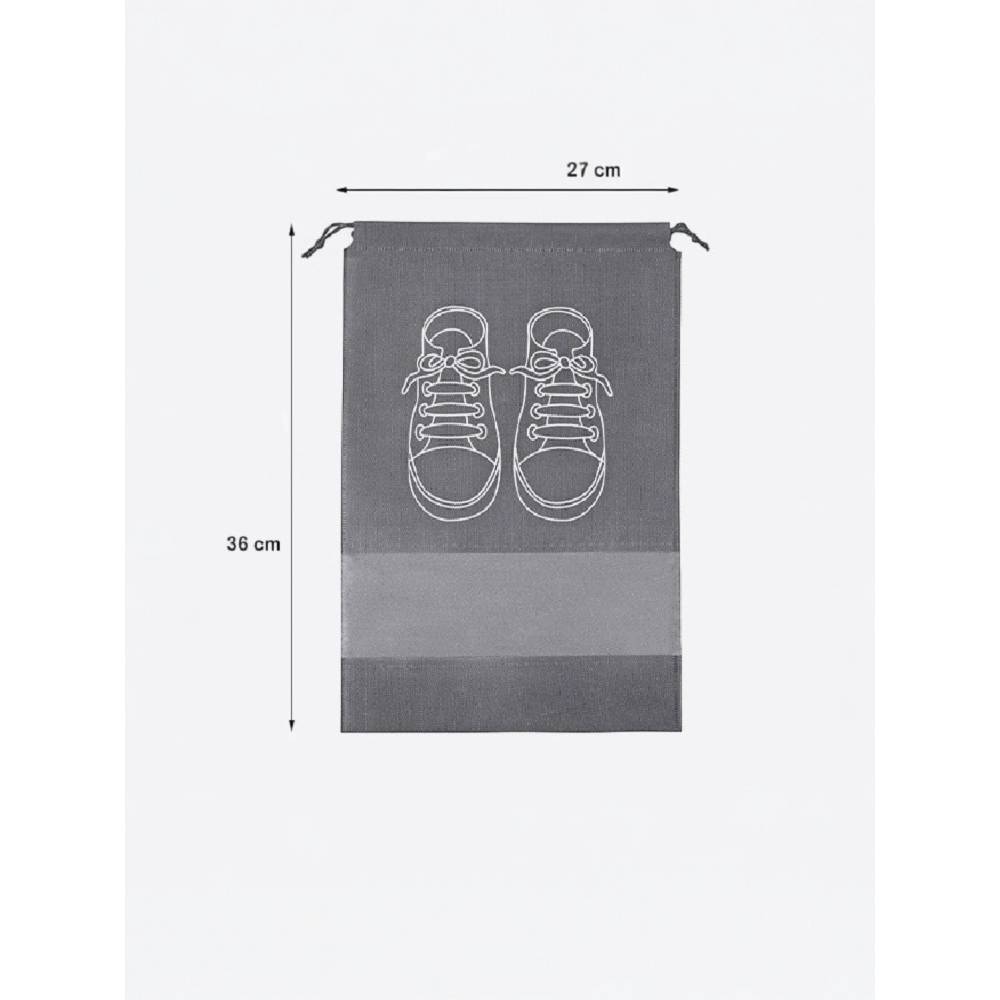 Sac depozitare incaltaminte, 27x36cm Gri Sac depozitare incaltaminte, 27x36cm Gri