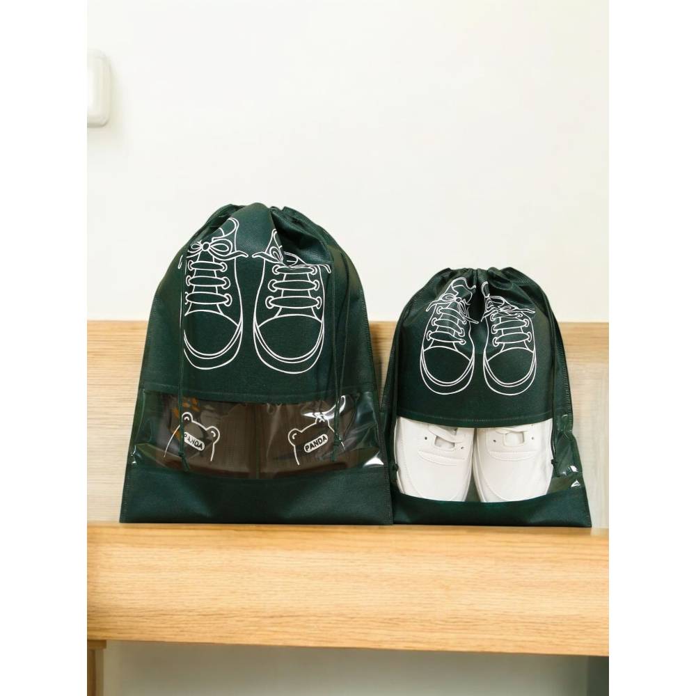 Sac depozitare incaltaminte, 27x36cm Verde Sac depozitare incaltaminte, 27x36cm Verde