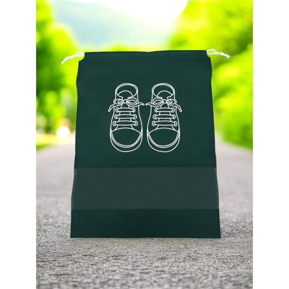 Sac depozitare incaltaminte, 27x36cm Verde Sac depozitare incaltaminte, 27x36cm Verde