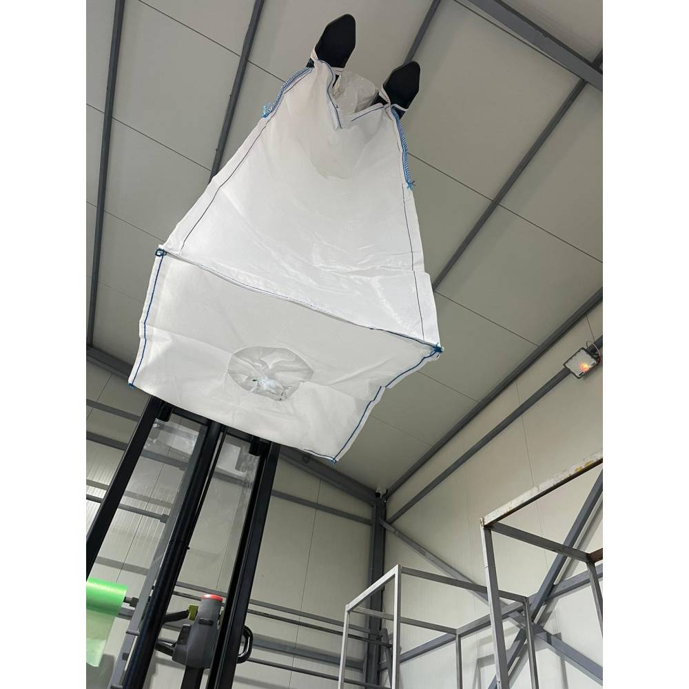 Big bags 500 kg, 90 x 90 x 95 cm, alb (saci) Big bags 500 kg, 90 x 90 x 95 cm, alb (saci)