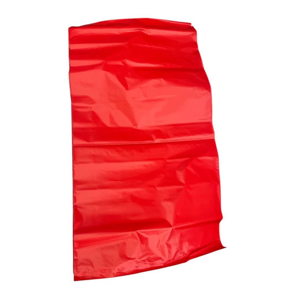 Saci plastic (folie) rezistenti rosii 25 bucati (53 x 93 cm)