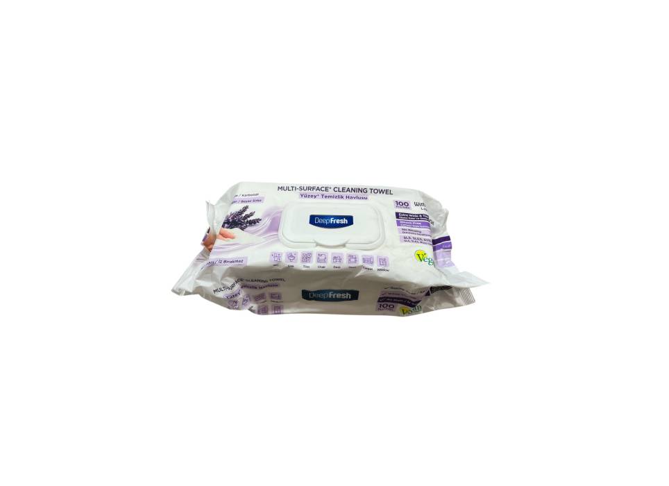 Servetele umede multisuprafete cu Bicarbonat si otet Deep Fresh, Lavanda, 100buc/set