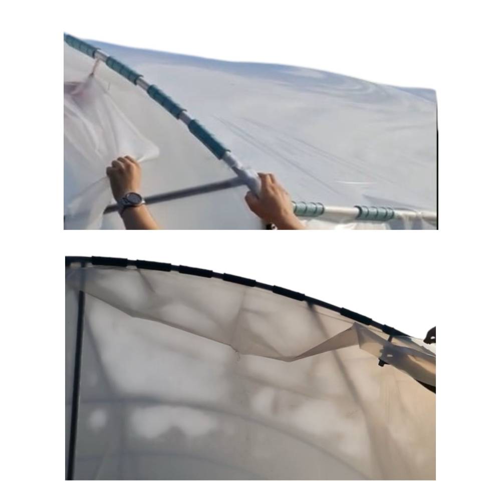 Solar de gradina profesional 5x16m teava zincata 2.3mm