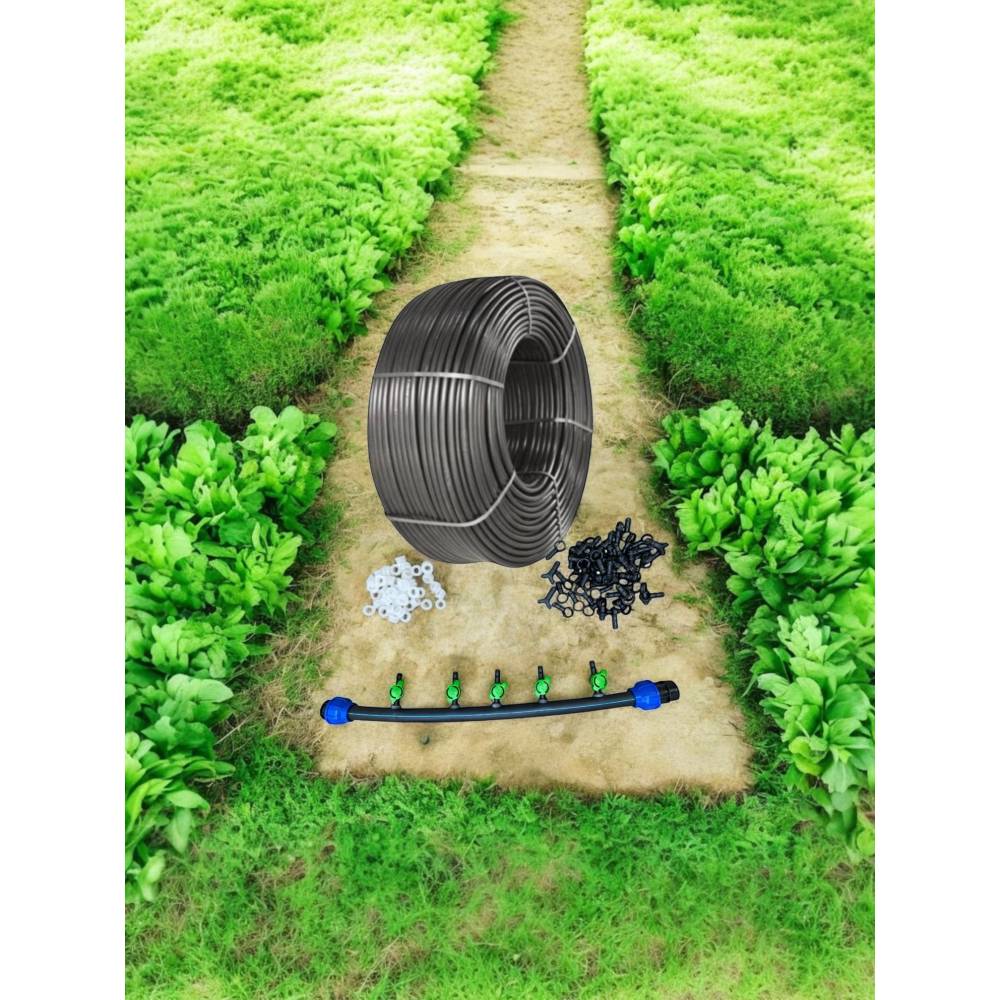 Furtun (tub) irigare prin picurare 15 cm x 400 m lungime