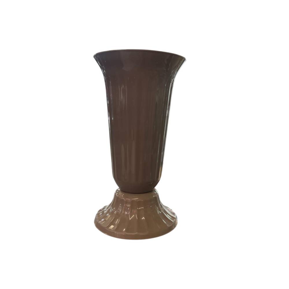 Vaza funerara 30 cm, plastic Maro deschis Vaza funerara 30 cm, plastic Maro deschis