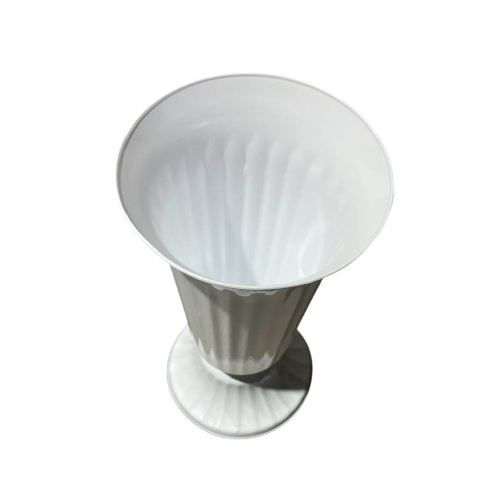 Vaza plastic cimitir 30 cm alba Vaza plastic cimitir 30 cm alba