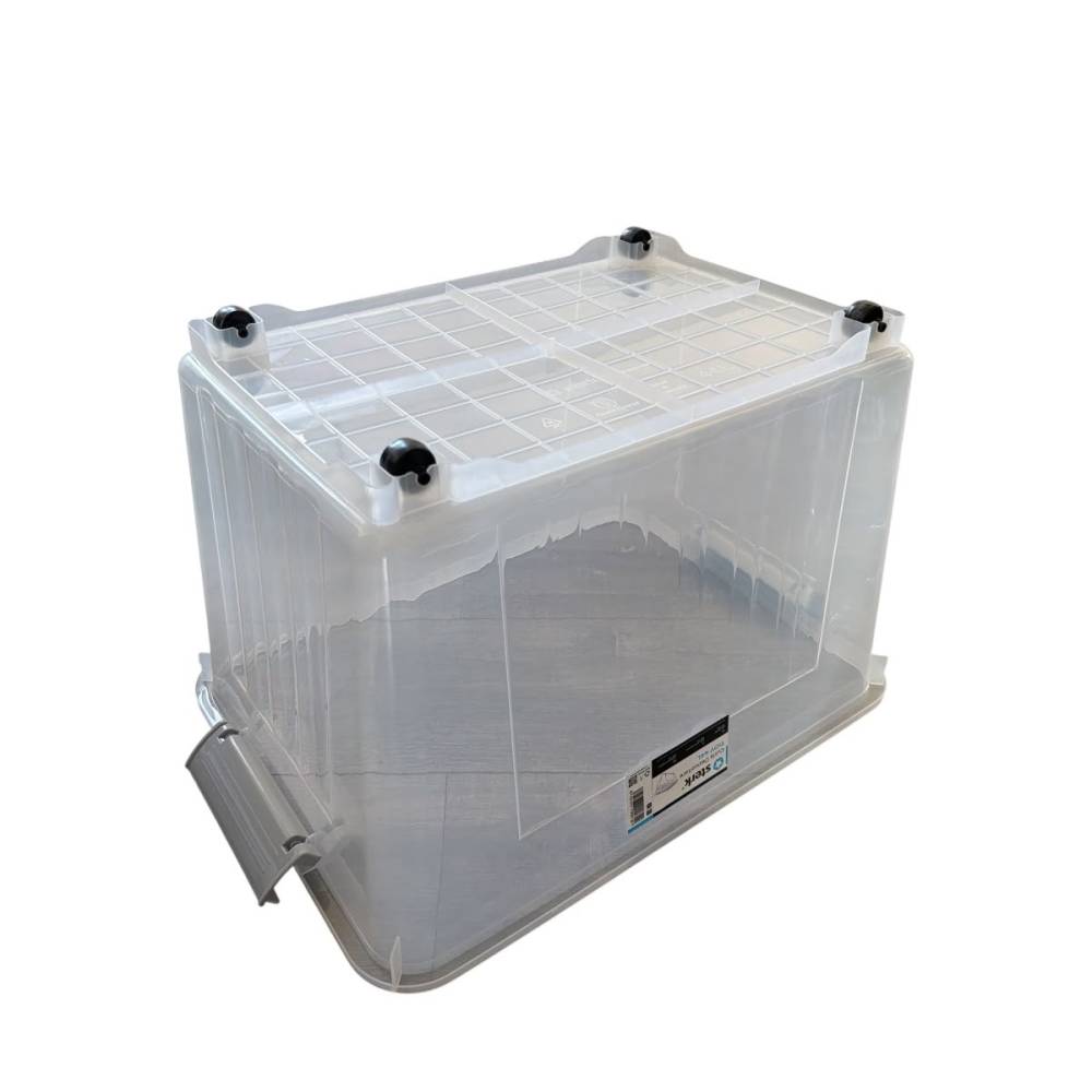 Cutie depozitare plastic cu roti si capac, 44 litri, Tidy Cutie depozitare plastic cu roti si capac, 44 litri, Tidy