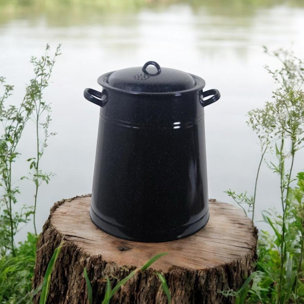 Pachet Garnita emailata 30 L + Bidon untura 20 litri Pachet Garnita emailata 30 L + Bidon untura 20 litri