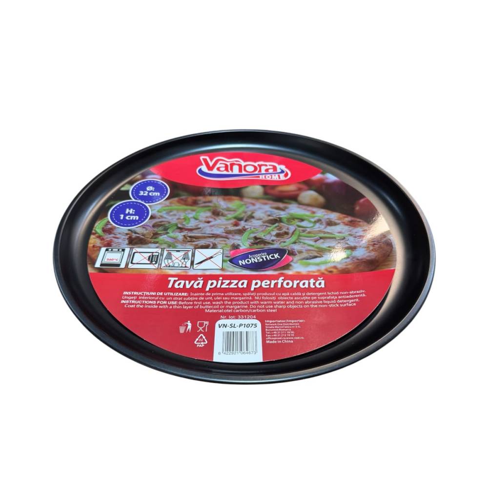 Tava pizza (perforata) 32 centimetri Tava pizza (perforata) 32 centimetri