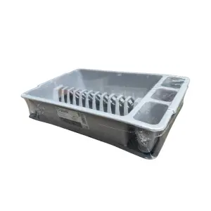 Scurgator vase Select gri, din plastic