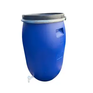 Butoi plastic 120 litri cu cerc metalic si robinet