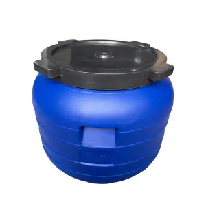 Butoi plastic 100 litri cu capac (bidon)