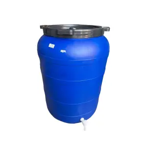 Butoi plastic 200 litri cu robinet (bidon)