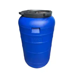 Butoi plastic 250 litri cu capac (bidon)