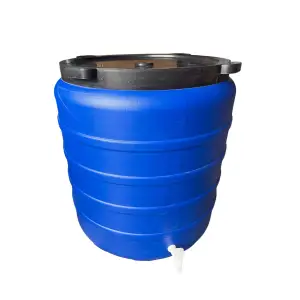 Butoi plastic 300 litri cu robinet (bidon)