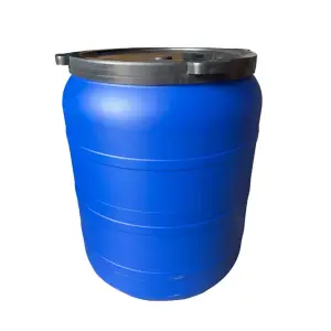 Butoi plastic 350 litri cu capac (bidon)